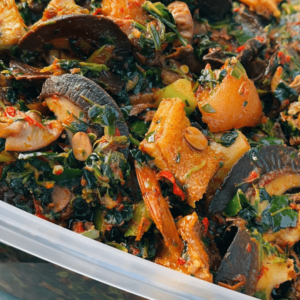 Customized Eforiro with chopped assorted meat and snai