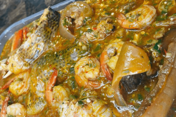 Seafood Okro with PONMO