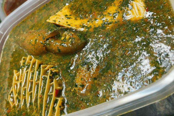 Ewedu Asepo with Assorted Meat
