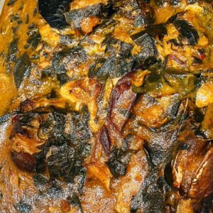 OFE Uziza (uziza Soup) Snail is an add on