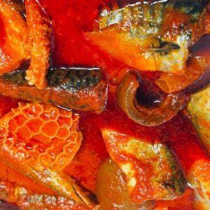 IMOYO (Mackerel Fish, Shaki and Ponmo) Buka Style