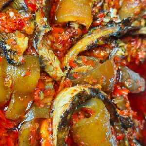 RICE SAUCE (with EJA KIKA and Ponmo Ijebu)