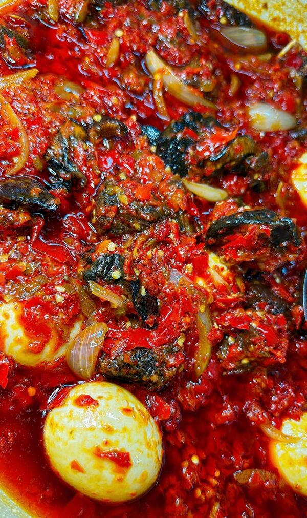 RICE SAUCE with Fried Beef and Snail